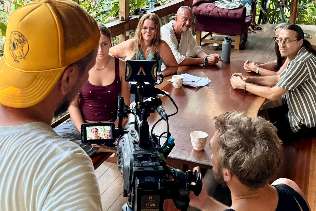Dreh der ZDF-Doku Abenteuer Auswandern Panama im Jungle House Bocas del Toro
